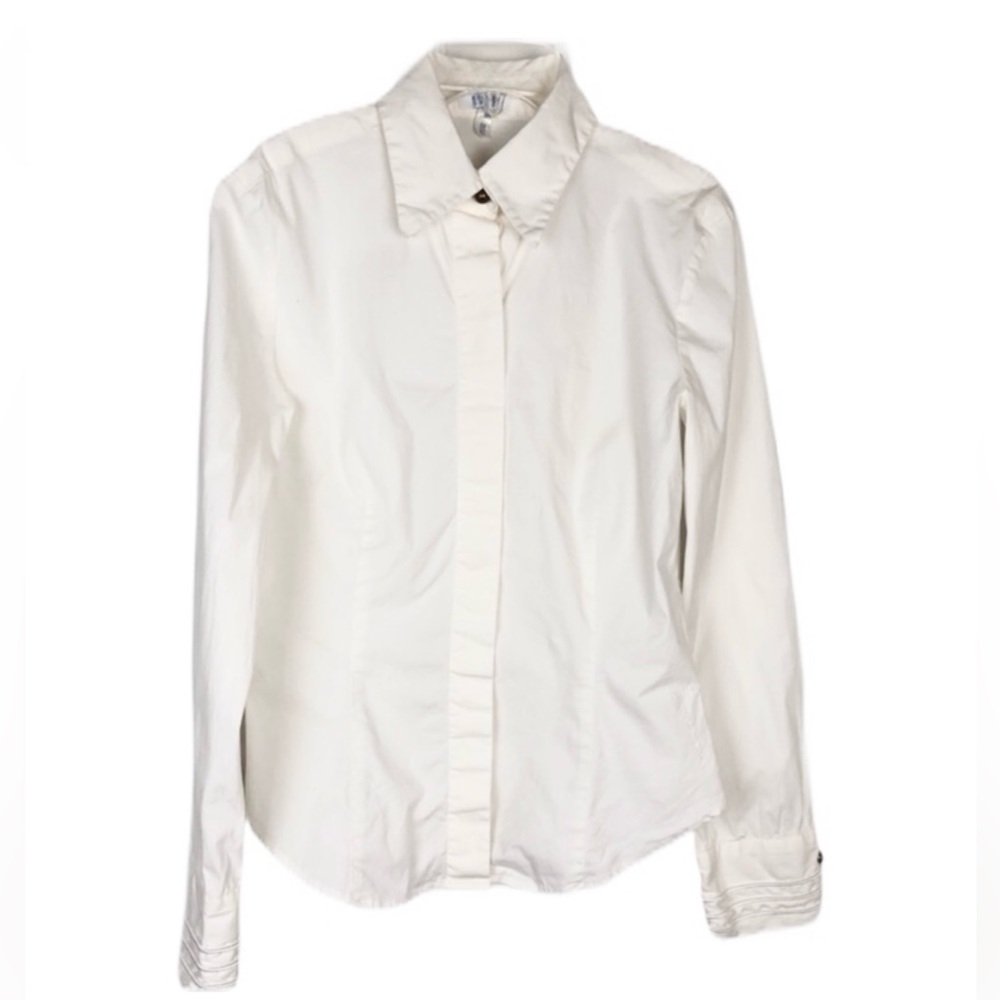 Escada sport White Button Down Shirt Size 34